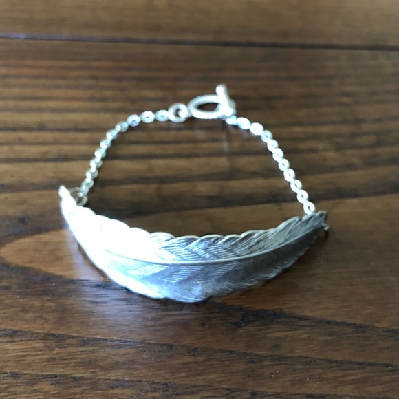 NEW Silver Leaf Chain Bracelet - Picture 2 of 8